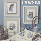 Leisure Arts 2022 Feline Friends Cats Cross Stitch leaflet