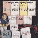Leisure Arts 560 Towels for Good Sports Cross Stitch leaflet