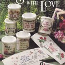 Leisure Arts 2286 Sweetened With Love for Stitch-A-Mug Cross Stitch leaflet
