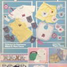 Clothing Designs for Little People Cross Stitch pattern chart leaflet Leisure Arts 259
