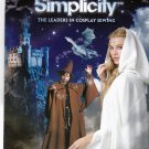 Simplicity 0591 Pattern Uncut Adult Costume Cloak Wizard's Robe Pointy Hat