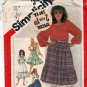 Simplicity 5283 Pattern uncut 10 Boho Peasant Blouse Petticoat Skirt Vintage 1980s
