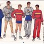 Butterick Pattern 6893 Uncut Large XL Men Athletic Sweat Pants Short Shorts Hoodie