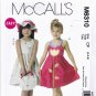 McCall's M6310 Pattern uncut Girls 4 5 6 Sun Dress Hat Tote Bag