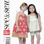 See & Sew B5630 Pattern uncut Toddler 3 4 5 6 Sun Dress Top Shorts