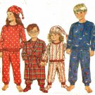 Butterick 6582 Pattern uncut Toddlers 2 3 4 5 6 Pajamas Robe Slippers Hat