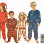 Butterick 6582 Pattern uncut Toddlers 2 3 4 5 6 Pajamas Robe Slippers Hat
