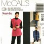 McCall's 2396 Pattern uncut 10 12 14 Fleece Jacket Vest Pants