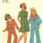 Simplicity 7105 Pattern uncut Girls 12 14 Dress Smock Top Pants vintage 1970s