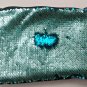 Two Way Sparkle 7 inch Tablet Sleeve Evening Bag Sequins Turquoise Soft Green