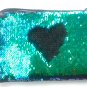 Two Way Sparkle 7 inch Tablet Sleeve Evening Bag Sequins Turquoise Blue Black