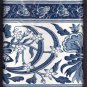 Wallpaper Border Ralph Lauren Blue White Amber Coast Porcelain 6.83 in x 5 yards 64RL-0209