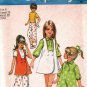 Simplicity 8716 Pattern uncut 6 Vintage 1970s Girls Jumper Dress Tunic Pants