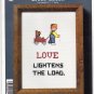 NMI NeedleMagic 9552 Love Lightens the Load Counted Cross Stitch Kit 5x7 Wagon