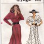 Vogue 9801 Pattern uncut 8 10 12 Semi Fitted Flared Wrap Dress Above Ankle Vintage 1980s
