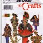 Simplicity 7959 Sewing Pattern Fashion Doll Clothes African Shanti