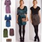 Simplicity 2305 Pattern uncut 4 6 8 10 12 Dresses Skirts Clutch Purse Variations Cynthia Rowley
