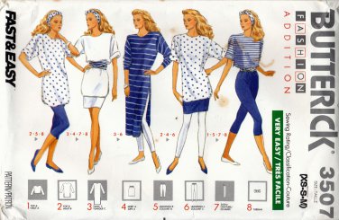 Butterick 3507 sizes xs s m Separates, may be missing pieces