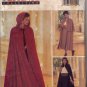 Butterick 3084 Pattern uncut 6 8 10 Flared Lined Cape Collar or Hood Straight Skirt