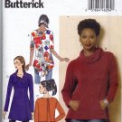 Butterick B6248 Pattern uncut 16 18 20 22 24 Tunic Back Godet Shaped Hem Pockets