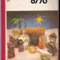 Simplicity 8776 Sewing Pattern Christmas Crib Creche with Transfers