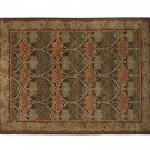 POTTERY BARN NEW Persian Cecil Green Hand Tufted 8X10 Wool Carpet Rug