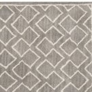 POTTERY BARN Taylor Geo Rug Gray Mist Hand Tufted 9X12 Design Wool Carpet Rug