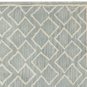 POTTERY BARN NEW Taylor Geo Porcelain Blue Mist Hand Tufted 8X10 Wool Carpet Rug