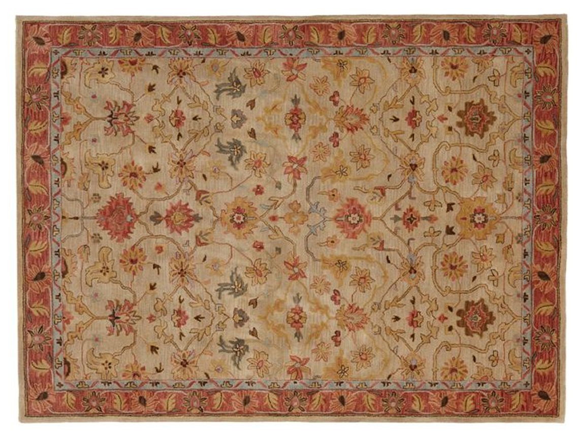 New Pottery Barn Elham Bage Persian Hand Tufted 8x10 Modern Design
