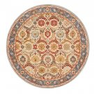 NEW POTTERY BARN Eva bage Hand Tufted 8X8 Round Modern Design Wool Carpet Rug