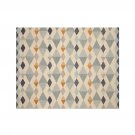 NEW crate and barrel Orson Diamond Rug Hand Tufted 9X12 Wool Carpet Rug