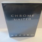 CHROME UNITED by AZZARO for Men 100ml/3.4oz EDT NIB