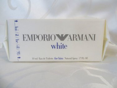 ARMANI WHITE EDT for Men 50ml/1.7oz New in Box RARE