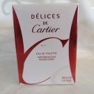 DELICES DE CARTIER EDT 50ml/1.6oz NIB