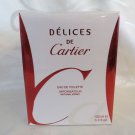 DELICES DE CARTIER EDT 100ml/3.3oz NIB