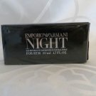 EMPORIO NIGHT by GIORGIO ARMANI EDT for Men 50ml/1.7oz RARE