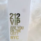 212 VIP by Carolina Herrera Body Lotion 200ml/6.75oz NIB