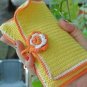 Orange wallet pattern