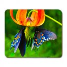 New Butterfly blue Mouse Pad Computer mousepad mat #3