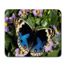New Butterfly black blue on flower Mouse Pad Computer mousepad mat #4
