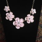 KATE SPADE NEW YORK Pale Pink Graceful Floral Graduated Necklace