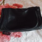 TUMI Small Black Leather Travel Case