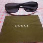 #Gucci Black Sunglasses With Cleaning Cloth