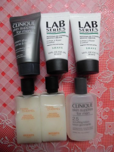 Men's Shave Cream Lot - CLINIQUE, HERMES & LAB SERIES