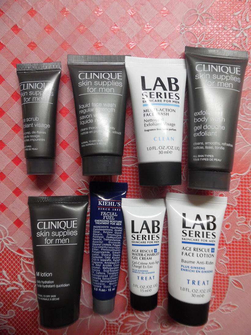 Men's Skincare Lot -CLINIQUE, KIEHL'S & LAB SERIES