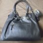 LIZ CLAIBORNE Black Shoulder Bag With REBECCA MINKOFF Key Chain