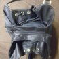 LIZ CLAIBORNE Black Shoulder Bag With REBECCA MINKOFF Key Chain