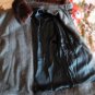 DOLCE & GABBANA Italian Virgin Wool Bomber Jacket With Otter Fur Collar Trim