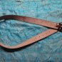 GUCCI Black Debossed Signature Interlocking G Leather Buckle Belt