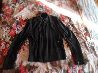 HUGO BOSS Dark Brown Spanish Lambskin Suede Jacket